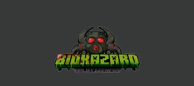 Biohazard: Project Genesis - Post-apocalyptic Minecraft modpack with radiation and mutated creatures